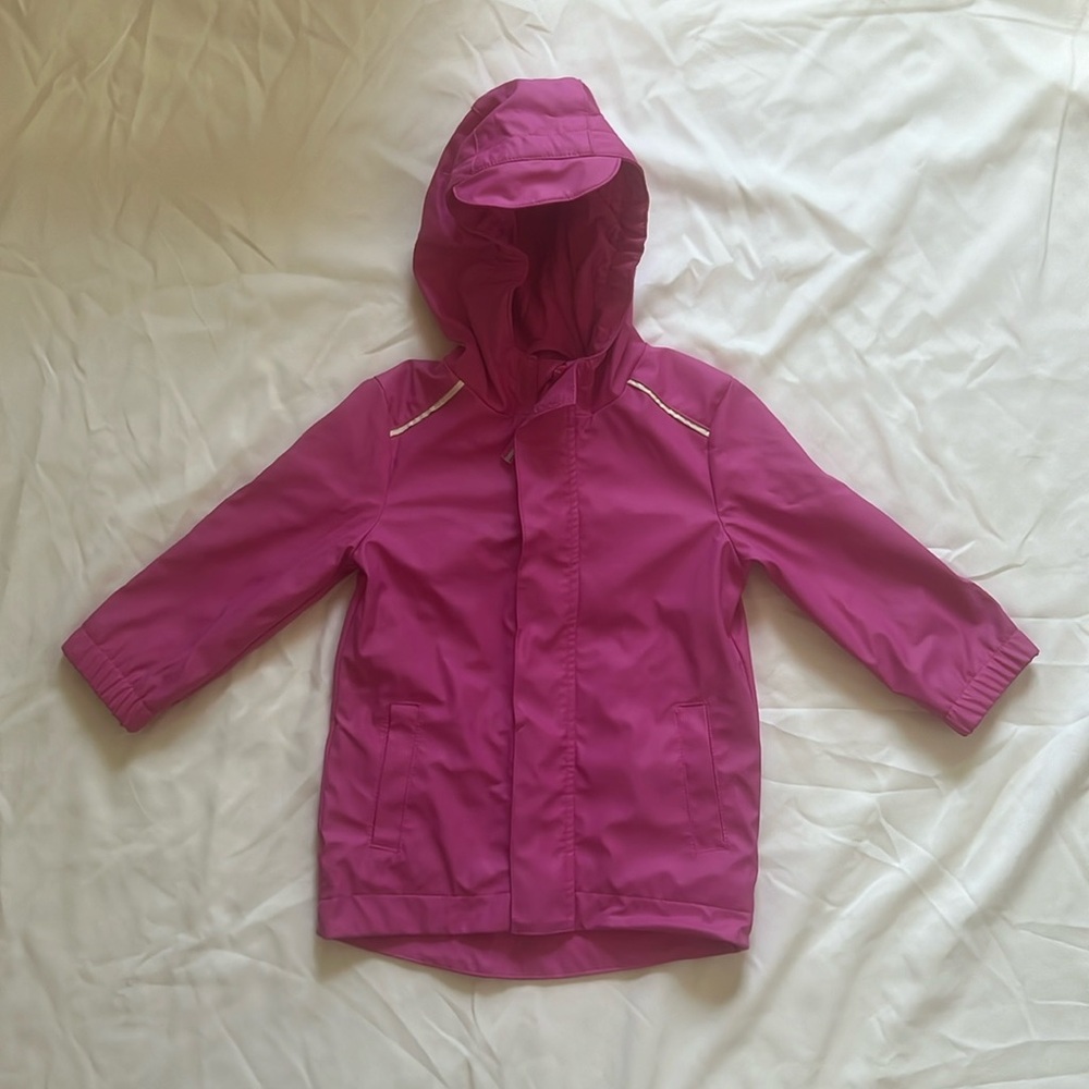Cat & Jack Pink Hooded Raincoat